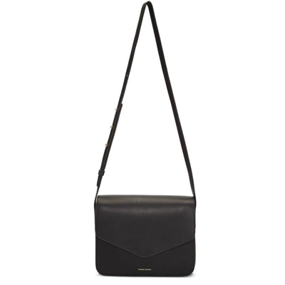 Shop Mansur Gavriel Black Envelope Crossbody Bag