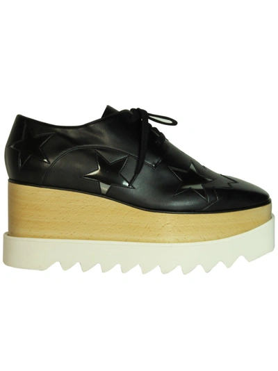 Shop Stella Mccartney Black Zync Star Elyse Platform Shoes