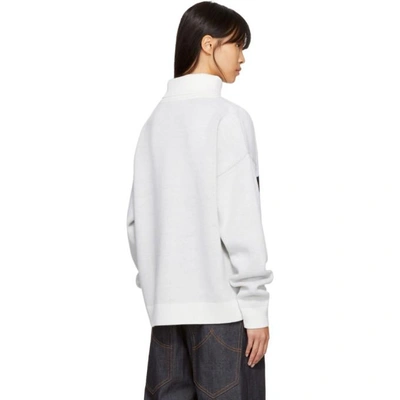 Shop Gosha Rubchinskiy White Geometry Turtleneck