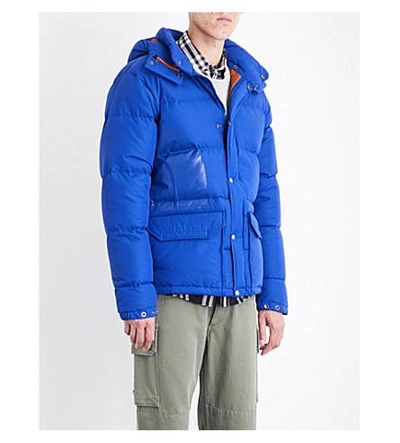Junya Watanabe Nya Watanabe Comme Des Garcons Man X The North Face Hooded  Padded Jacket In Blue | ModeSens