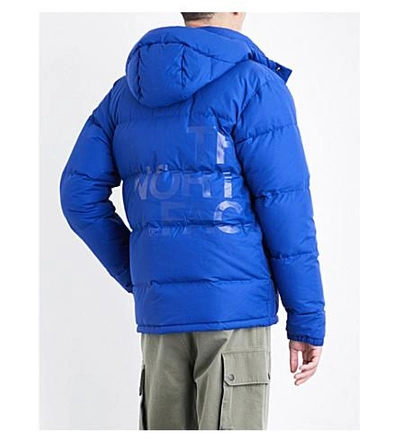 Junya Watanabe Nya Watanabe Comme Des Garcons Man X The North Face Hooded Padded Jacket In Navy