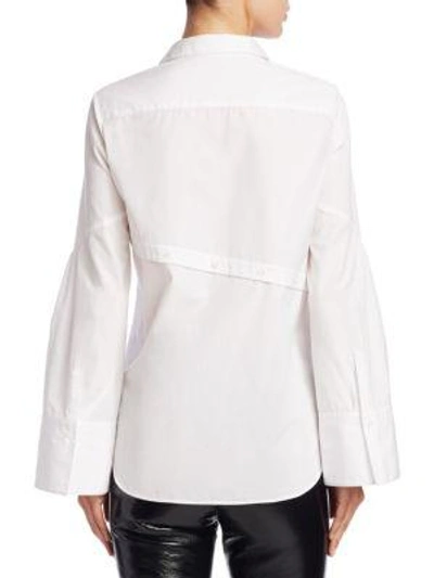 Shop 3.1 Phillip Lim / フィリップ リム Bell Sleeve Button-down Shirt In White