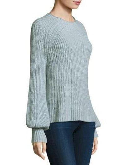 Shop Apiece Apart Sequoia Ribbed Jumper In Blue Sky