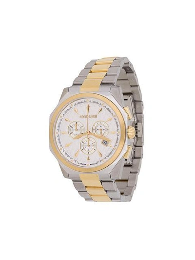 Shop Roberto Cavalli Wrist Watch - Metallic