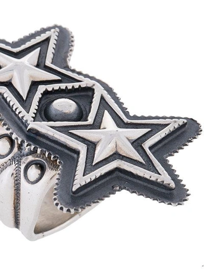 Shop Cody Sanderson Double Star Ring In Metallic