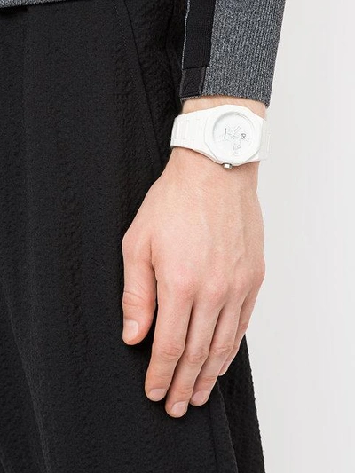 Shop D1 Milano Marble Watch In White