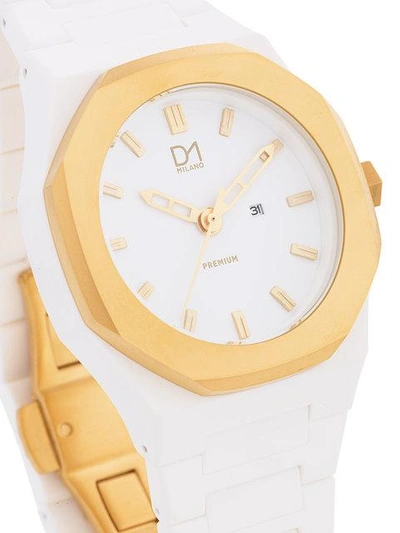 Shop D1 Milano Premium Watch In White