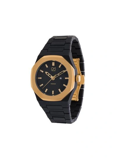 Shop D1 Milano Premium Watch In Black