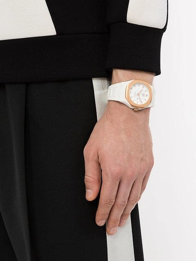 Shop D1 Milano Premium Watch In White