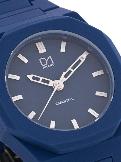 Shop D1 Milano Essential Watch In Blue