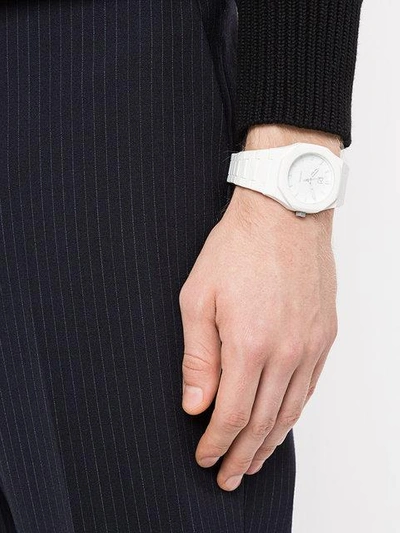 Shop D1 Milano Monochrome Watch In White