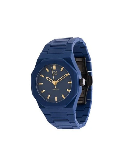 Shop D1 Milano Essential Watch In Blue