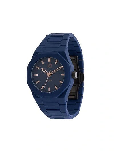 Shop D1 Milano Essential Watch In Blue