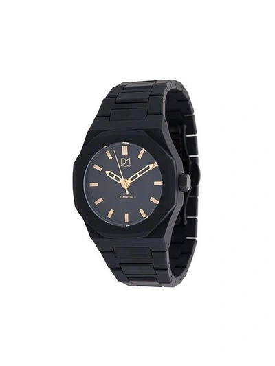 Shop D1 Milano Essential Watch In Black