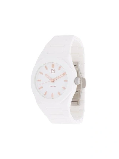 Shop D1 Milano Essential Watch In White