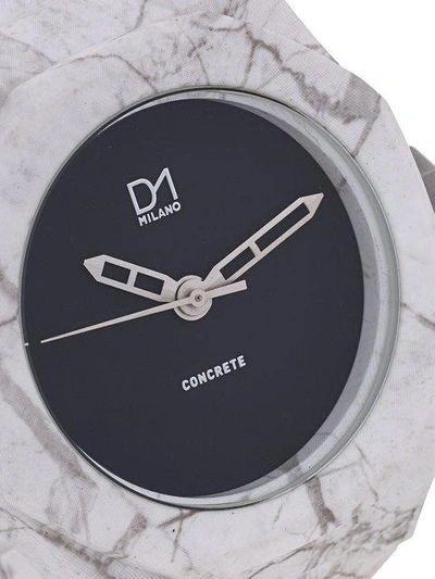 Shop D1 Milano A-co02 Concrete Watch In White ,black