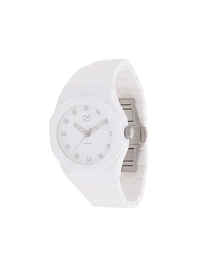 Shop D1 Milano A-cr02 Crystal Watch In White