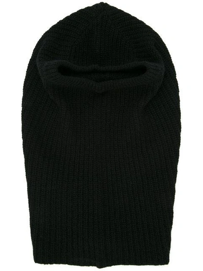 Shop First Aid To The Injured Knitted Hoodie - Black