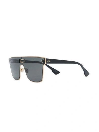 Shop Dior Eyewear Izon 1 Sunglasses - Black