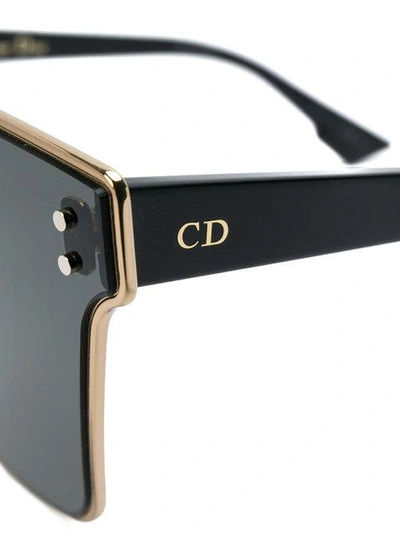 Shop Dior Eyewear Izon 1 Sunglasses - Black