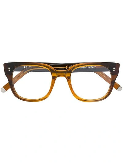 Shop Retrosuperfuture Akin Glasses - Brown