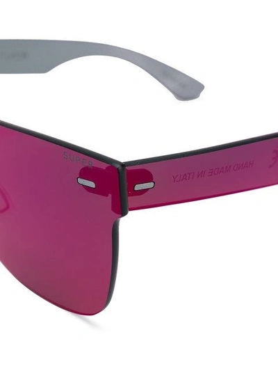 Shop Retrosuperfuture Flat Sunglasses In Multicolour