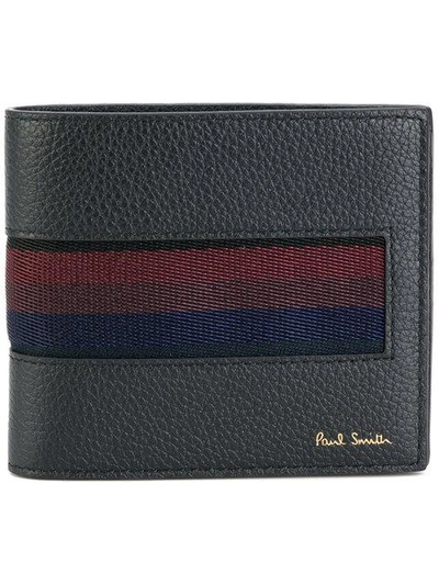 Shop Paul Smith 'city Webbing' Billfold Wallet In Black