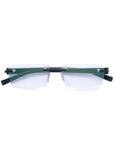 Shop Tag Heuer Square Frame Glasses