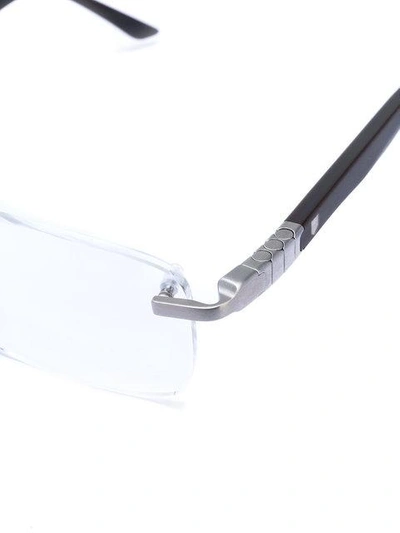 Shop Tag Heuer Eyewear Rahmenlose Brille - Grau