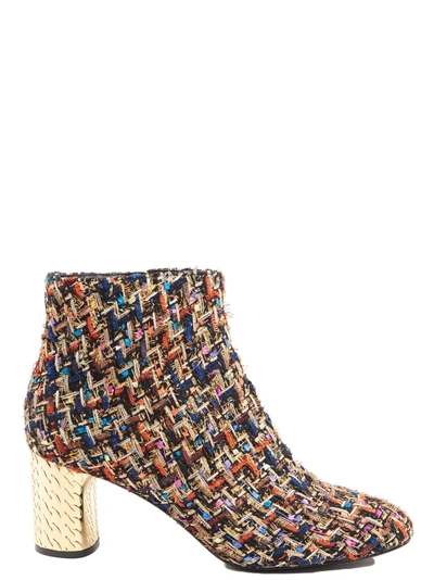 Shop Casadei Ankle Boots In Multicolor