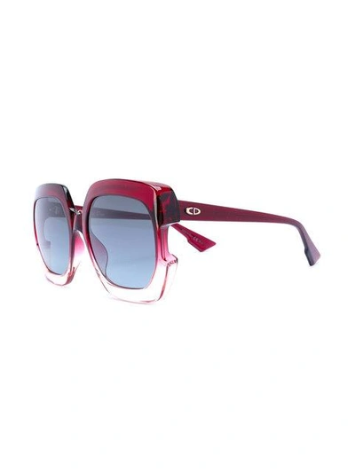 Shop Dior Gaia Sunglasses In Purple
