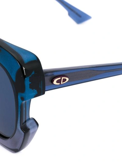 Shop Dior Eyewear Gaia Sunglasses - Blue