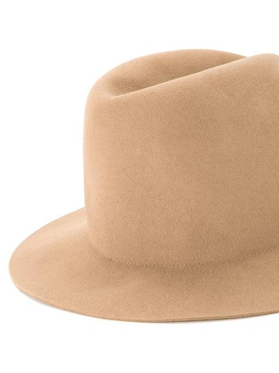 Shop Takahiromiyashita The Soloist Trilby In Brown