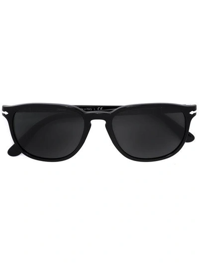 Shop Persol Square Frame Sunglasses In Black