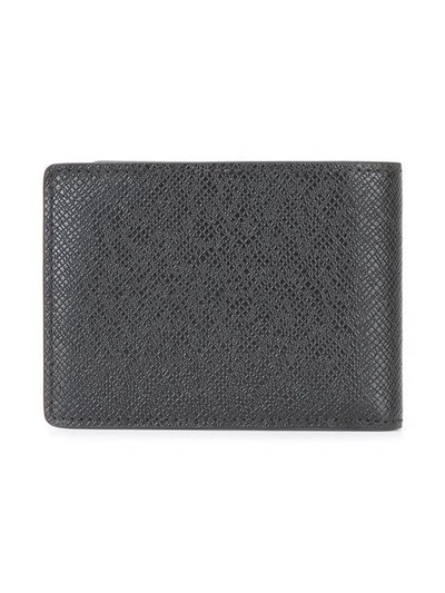 Shop Hugo Boss Textured Wallet In Black