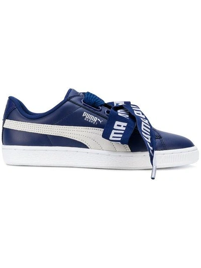 Shop Puma Baskets Sneakers - Blue