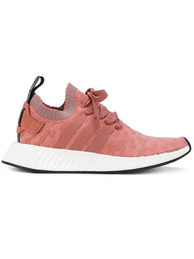 Adidas Originals Nmd R2 Prime Knit Sneakers In Pink