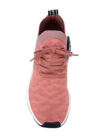 Adidas Originals Nmd R2 Prime Knit Sneakers In Pink