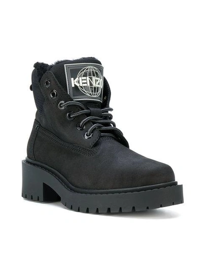 Shop Kenzo Sierra Boots - Black