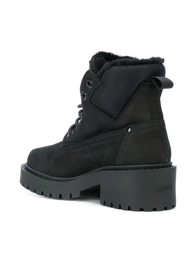 Shop Kenzo Sierra Boots - Black