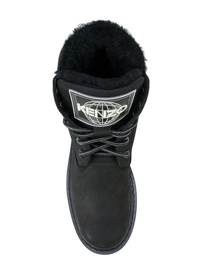 Shop Kenzo Sierra Boots - Black