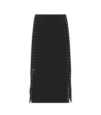 Shop Altuzarra Embellished Midi Skirt In Black