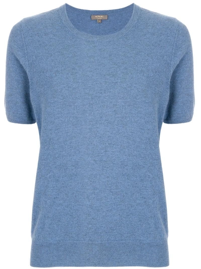 Shop N•peal Round Neck T In Blue