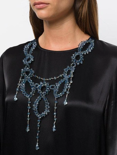 Shop Night Market Tied Necklace In Blue