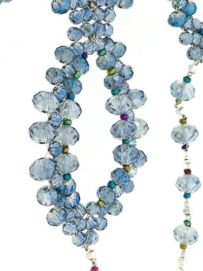 Shop Night Market Tied Necklace In Blue