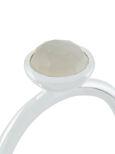 Shop Astley Clarke Mini Stilla Ring In Metallic