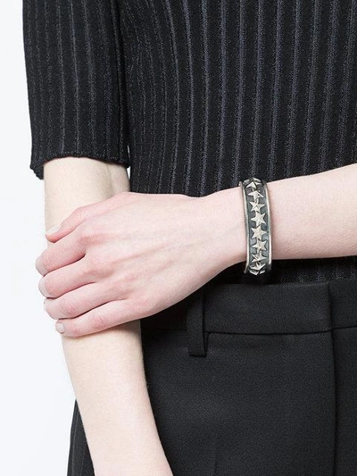 Shop Cody Sanderson Slim Star Cuff Bracelet In Metallic