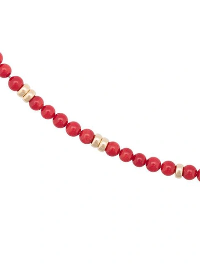 Shop Nialaya Jewelry Beaded Bracelet In Red