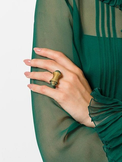 Wouters & Hendrix Vergoldetes 'curiosities' Silberring In Metallic