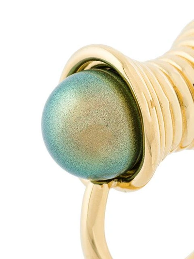 Wouters & Hendrix Vergoldetes 'curiosities' Silberring In Metallic